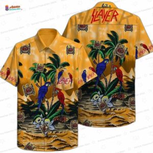 Slayer Parrot Paradise Hawaiian Shirt 1