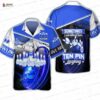 Make Bowling Great Again Hawaiian Bowling Shirt, Pink Retro Strike Button-Up