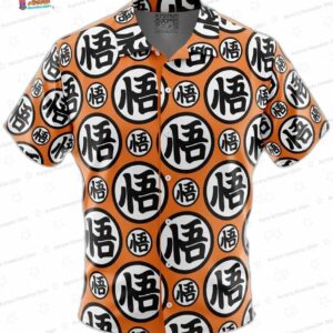 Son Goku Kai Dragon Ball Z Hawaiian Shirt – Orange Anime Aloha Shirt