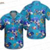 Sonic The Hedgehog Hawaiian Shirt – Tropical Vacation Gamer Button-Up