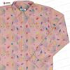 Space Pride Rocket Pink Hawaiian Shirt, Curvy Aloha Button-Up for Pride Vacation Gift