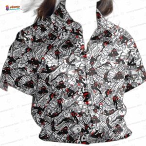 Spiderman 2026 Button Shirt Marvel Superhero Comic Aloha Hawaiian Shirt 3