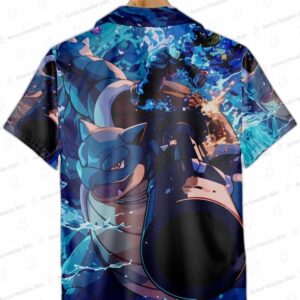 Squirtle Evolution Anime Shirt Pokemon Hawaiian Shirt 1