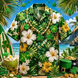 St Patrick's Day Hawaiian Shirt
