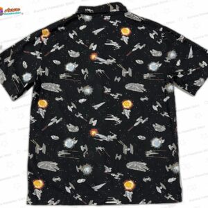 Star Wars Millennium Falcon Hawaiian Camp Shirt 1