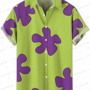 Lucky Green Patrick Star Hawaiian Shirt for St Patrick’s Day Parties
