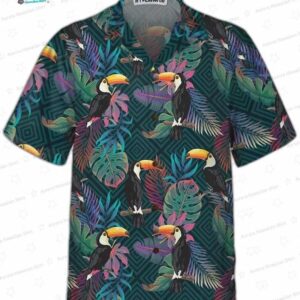 Summer Exotic Pattern With Toucan Bird Hawaiian Shirt Tropical Toucan Shirt Toucan Hawaiian Shirt Fo 2