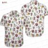 Orange Halloween Mario Hawaiian Shirt, Gamer Party Outfit