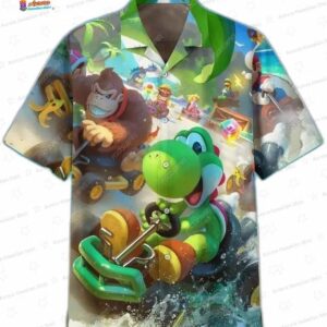 Super Mario Hawaii Shirt Toad Yoshi Hawaiian Shirt 2