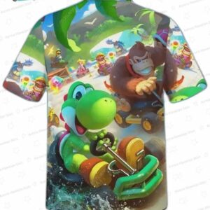 Super Mario Hawaii Shirt Toad Yoshi Hawaiian Shirt 3