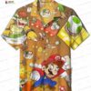 Color Block Mario Hawaiian Shirt for Men, Summer Outfit Color Block Mario Hawaiian Shirt for Men, Summer Outfit
