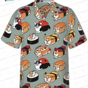 Sushi Corgi Hawaiian Shirt Best Corgi Shirt For Men And Women 2