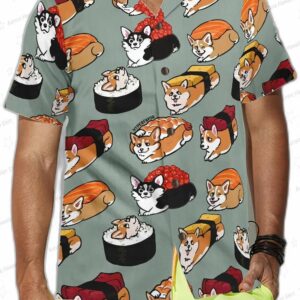 Sushi Corgi Hawaiian Shirt Best Corgi Shirt For Men And Women 3