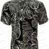 Taro Leaf Red Rayon Hawaiian Shirt – Tropical Botanical Button-Up