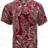 Tiare Fest Red Rayon Hawaiian Shirt – Classic Tropical Floral Button-Up