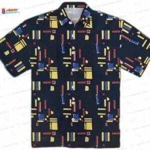 Trendy The Sopranos Geometric Summer Hawaiian Shirt