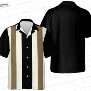 Unisex Tony Soprano Bowling Stripe Hawaiian Shirt