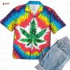 Galaxy Dreamcatcher Cannabis Leaf Weed Hawaiian Shirt Psychedelic Vibes