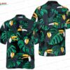 Beach Paradise Toucan Hawaiian Shirt, Short Sleeve Aloha Vacation Shirt