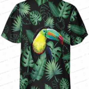 Toucan In The Forest Hawaiian Shirt Tropical Toucan Shirt For Adults Cool Toucan Print Shirt 1