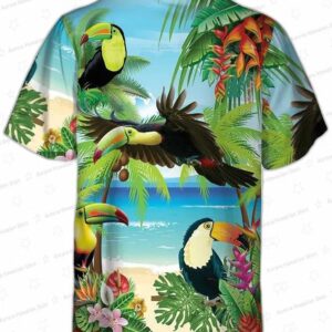 Toucan Tropical Beach Hawaiian Shirt Funny Toucan Shirt For Men Women 1