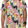 Beach Paradise Toucan Hawaiian Shirt, Short Sleeve Aloha Vacation Shirt