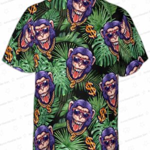 Tropical Millionaire Monkey Hawaiian Shirt 1
