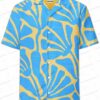Surfboard Yellow Hawaiian Shirt for Beach Vacation