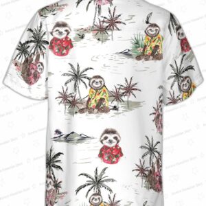 Tropical Sloth Shirt For Men Hawaiian Shirt 1