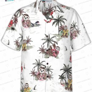 Tropical Sloth Shirt For Men Hawaiian Shirt 2