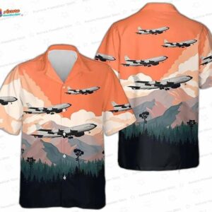 US Air Force Arizonna Air National Guard Boeing KC-135R Stratotanker Aircraft Graphic Print Hawaiian 2