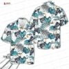 USS Dolphin Submarine Hawaiian Shirt, Ocean Sunset Navy Aloha Button-Up for Veteran Vacation Gift