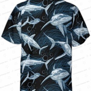 Under Water Shark Hawaiian Shirt 1