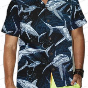 Under Water Shark Hawaiian Shirt 3