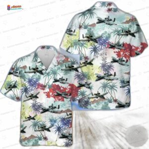 Fairchild Republic A-10 Thunderbolt II Air Force Hawaiian Shirt – Tropical Aircraft Aloha Shirt