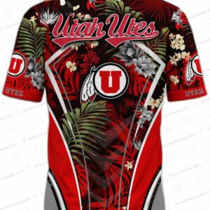 Utah Utes NCAA Hawaiian Shirt Lush Greenery Aloha Shirt 2