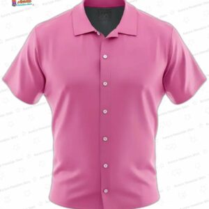 Vegeta Pull My Hair Pink Dragon Ball Z Abridged Button Up Hawaiian Shirt 1