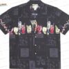 Tropical Cocktails Cotton Aloha Shirt – Summer Party Cocktail Hawaiian Shirt