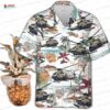 Popular US Air Force O-2A Aircraft Hawaiian Shirt Gift for Dad Popular US Air Force O-2A Aircraft Hawaiian Shirt Gift for Dad