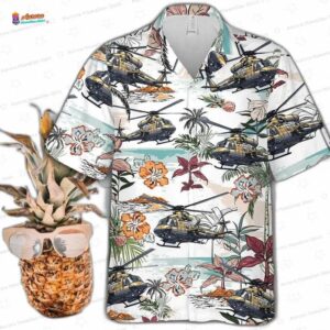 Vintage Military Aircraft Hawaiian Shirt For Men And Women 1