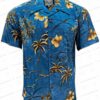 Vintage Oasis Palms Moss Rayon Hawaiian Shirt – Classic Tropical Button-Up