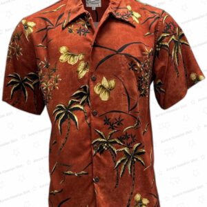 Vintage Oasis Palms - Rust