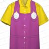 Funny Wario Super Mario Hawaiian Shirt – Gamer Vacation Button-Up