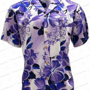 Watercolor Hibiscus - Purple