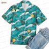 Black Hibiscus Sea Turtle Hawaiian Shirt, Short Sleeve Aloha Beach Outfit Black Hibiscus Sea Turtle Hawaiian Shirt, Short Sleeve Aloha Beach Outfit
