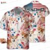 Aqua Nap Time Corgi Hawaiian Shirt, Cute Sleeping Dog Aloha Button-Up for Pet Lover Gift