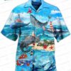 Tropical Leaves Whale Hawaiian Shirt, Marine Life Aloha Button-Up for Whale Lover Vacation Gift Tropical Leaves Whale Hawaiian Shirt, Marine Life Aloha Button-Up for Whale Lover Vacation Gift