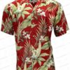 White Ginger Khaki Rayon Hawaiian Shirt for Resort Wear