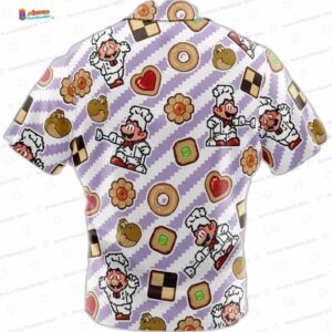 Yoshi s Cookie Super Mario Bros Button Up Hawaiian Shirt 1