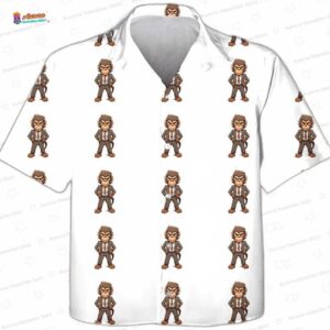 Cartoon Anime Monkey Suit Kids Hawaiian Shirt – Funny Monkey Aloha Shirt